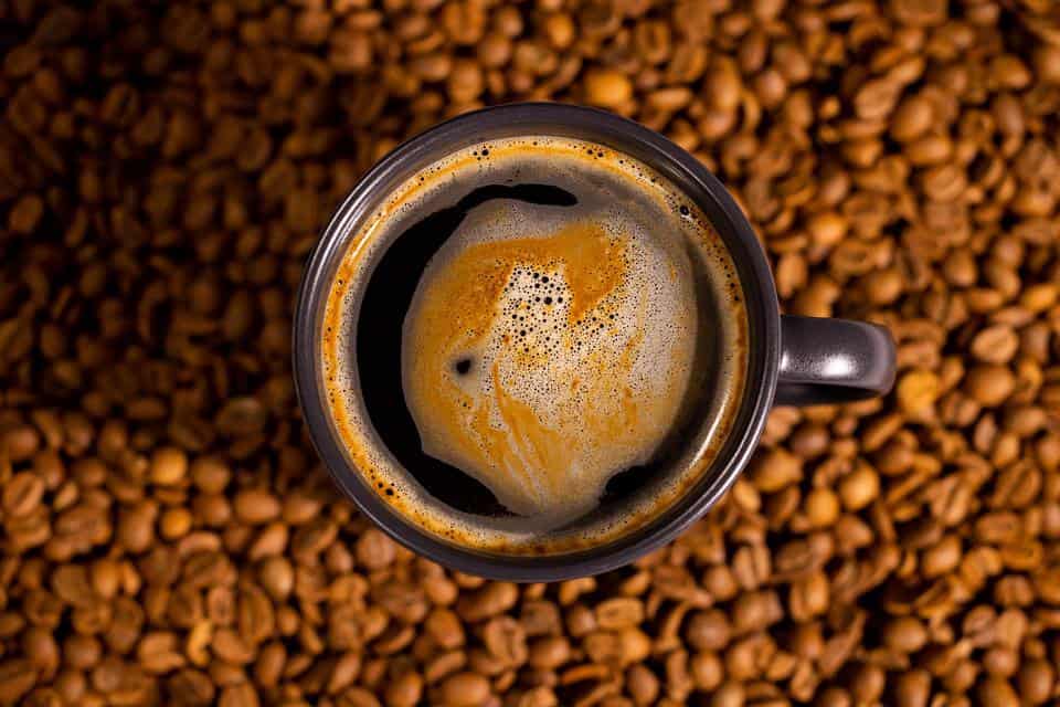 Hur många kaffebönor motsvarar en kopp kaffe?
